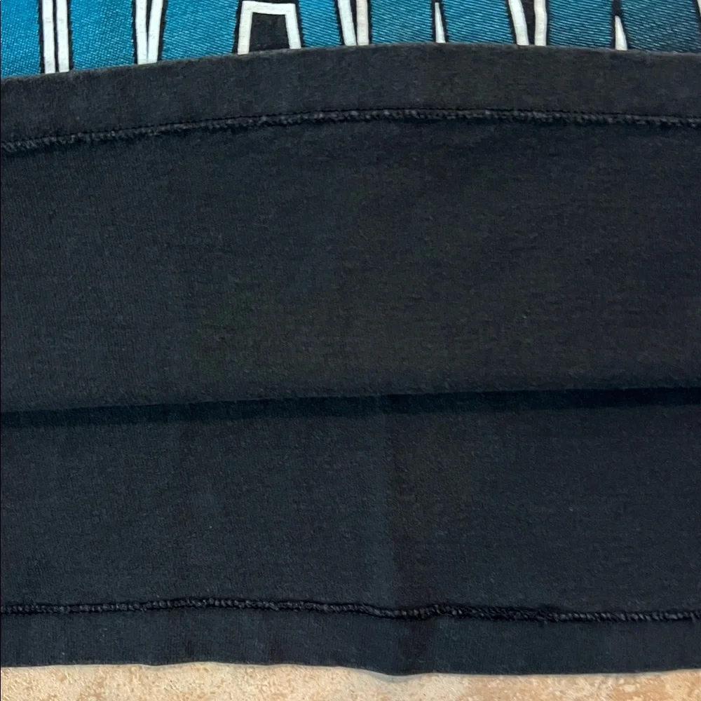 Vintage Hanes Single Stitch 90s NHL San Jose Sharks‎ Black Tshirt, Adult Large